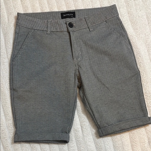 Skinny Fit Other - Gray Skinny Fit Men Shorts Nw/oT